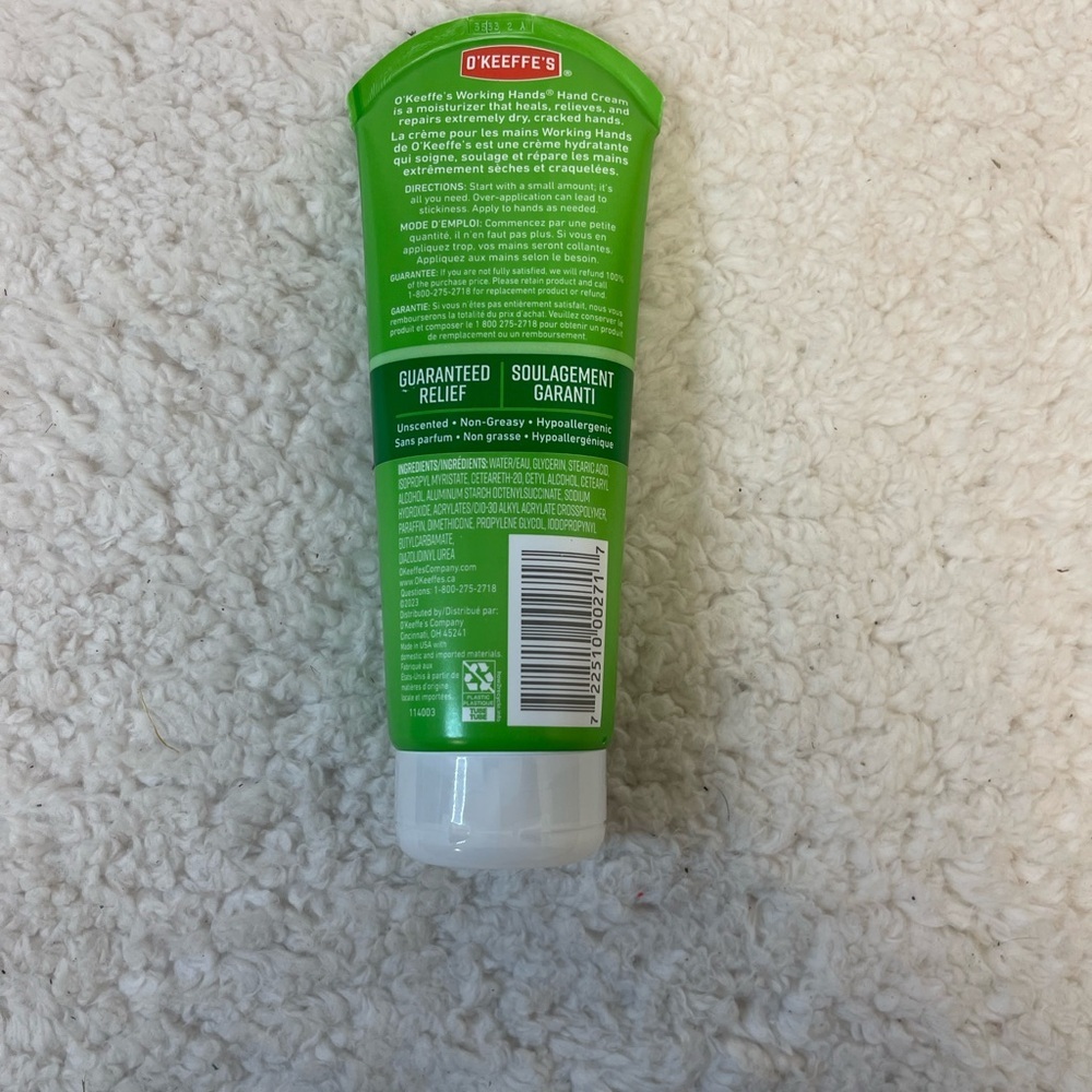 *BRAND NEW* O'Keeffe’s Working Hands Cream for Extremely Dry Cracked Hands 7oz - Picture 3 of 3